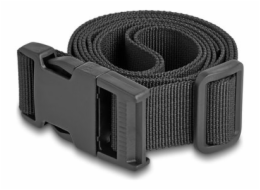 Delock Zavazadlový pásek, nastavitelný, 1,5 m, černý 2 ks