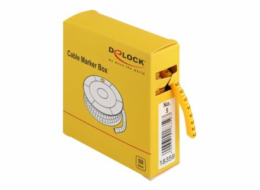 Delock Cable Marker Box, No. 5 - Wire / cable marker (preprinted) - žlutá (balení 500)