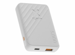 xtorm Go2 XG2050 - Power banka - 5000 mAh - 12 Watt - Fast Charge - 2 výstupní konektory (USB, 24 pin USB-C) - bílá