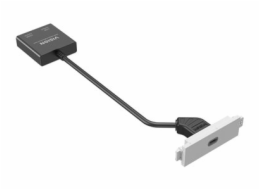 VISION TechConnect 3 - Modulární souprava destiček s úchyty a kabely - USB typu C - bílá