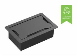 VISION TechConnect 3 - Kryt zásuvky - matná čerň