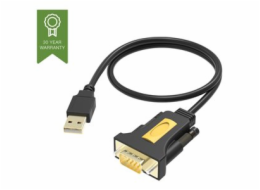Vision USB to Serial Adaptor - Sériový adaptér - USB - RS-232 - černá
