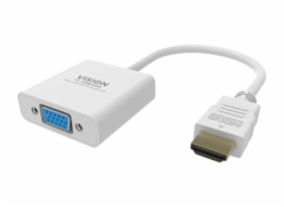 Vision Techconnect - Nástroj pro převod videa - HDMI - VGA - bílá