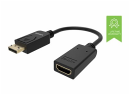 VISION Professional - Video adaptér - DisplayPort s piny (male) do HDMI se zdířkami (female) - černá - podporuje 4K