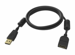Vision Professional - Prodlužovací šňůra USB - USB (M) do USB (F) - USB 2.0 - 2 m - černá