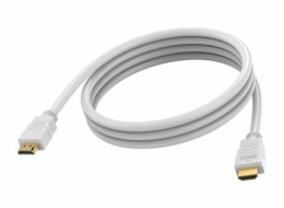VISION Techconnect - Ultra High Speed - kabel HDMI s ethernetem - HDMI s piny (male) do HDMI s piny (male) - 2 m - dvojnásobně stíněný - bílá - podpora 8K30Hz