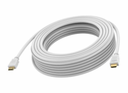 VISION - Vysoká rychlost - HDMI kabel - HDMI s piny (male) do HDMI s piny (male) - 15 m - dvojnásobně stíněný - bílá - šířka pásma 48 Gbps, podpora 8K60Hz