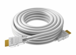 VISION Techconnect - Kabel HDMI s ethernetem - HDMI s piny (male) do HDMI s piny (male) - 10 m - bílá - podpora 4K30Hz