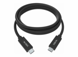 Vision Professional - USB kabel - 24 pin USB-C (M) do 24 pin USB-C (M) - USB 3.1 Gen 2 / Thunderbolt 3 - 3 A - 1 m - reverzibilní konektory - černá