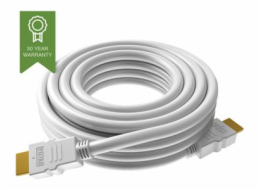 VISION Techconnect - Kabel HDMI s ethernetem - HDMI s piny (male) do HDMI s piny (male) - 1 m - bílá - podporuje 4K