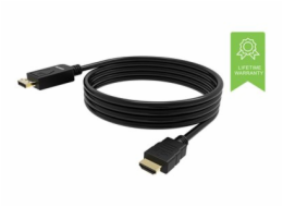 VISION Professional - Kabel adaptéru - DisplayPort s piny (male) do HDMI s piny (male) - 1 m - černá - podporuje 4K
