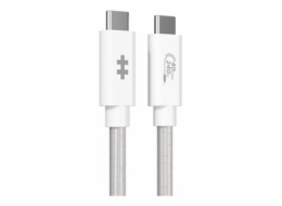 Hyper HyperDrive Next - USB kabel - 24 pin USB-C (M) do 24 pin USB-C (M) - USB4 - 1.2 m - bílá