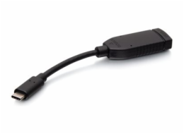 C2G USB C to HDMI Adapter - USB C to HDMI Dongle - 4K 60Hz - M/M - Video adaptér - 24 pin USB-C s piny (male) do HDMI se zdířkami (female) - 16.4 cm - černá - podpora 4K60Hz