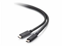 C2G 6ft (1.8m) USB-C Male to USB-C Male Cable (20V 5A) - USB 3.2 Gen 1 (5Gbps) - USB kabel - 24 pin USB-C (M) do 24 pin USB-C (M) - USB 3.2 Gen 1 - 20 V - 5 A - 1.8 m - černá