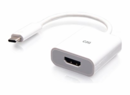 C2G&nbsp;USB-C&nbsp;to&nbsp;HDMI&nbsp;Audio/Video&nbsp;Adapter&nbsp;Converter&nbsp;-&nbsp;4K&nbsp;60Hz&nbsp;-&nbsp;White&nbsp;-&nbsp;Video&nbsp;adaptér&nbsp;-&nbsp;USB-C&nbsp;s&nbsp;piny&nbsp;(male)&nbsp;do&nbsp;HDMI&nbsp;se&nbsp;zdířkami&nbsp;(female)&nbsp;-&nbsp;bílá&nbsp;-&nbsp;podpora&nbsp;4K60Hz