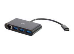 C2G&nbsp;USB&nbsp;C&nbsp;Hub&nbsp;with&nbsp;Ethernet&nbsp;-&nbsp;3-Port&nbsp;USB&nbsp;Hub&nbsp;-&nbsp;Rozbočovač&nbsp;-&nbsp;3&nbsp;x&nbsp;SuperSpeed&nbsp;USB&nbsp;3.0&nbsp;+&nbsp;1&nbsp;x&nbsp;USB-C&nbsp;+&nbsp;1&nbsp;x&nbsp;1000Base-T&nbsp;-&nbsp;desktop