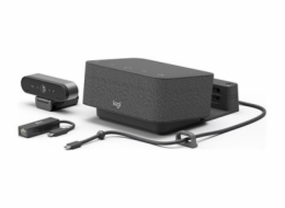 Logitech Logi Dock Focus Room Kit - Souprava pro video konference (Logitech Logi Dock, Logitech BRIO Ultra HD Pro Webcam) - certifikováno pro Microsoft Teams