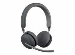 Logitech Zone Wireless 2 UC - Náhlavní souprava - náhlavní - Bluetooth - bezdrátový - odstranění šumu - UBS-C přes adaptér Bluetooth - grafit - Optimalizováno pro UC