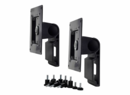 Ergotron Dual Monitor Tilt Pivot Kit - Montážní sada (2 čepy, 2 kabelové úvazky, šrouby) - pro 2 monitory - černá