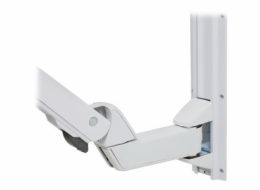 Ergotron StyleView Sit-Stand Combo Extender - Short - upevňovací komponent (prodlužovací rameno, wall track slider, kryt ramene) - leštěný hliník, vysoce kvalitní plast - bílá