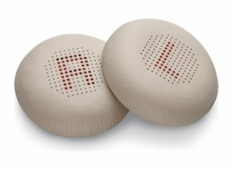 Poly - Kryt uší pro sluchátka s mikrofonem - koženka - písek (sand) (balení 2) - pro Poly Blackwire 7225