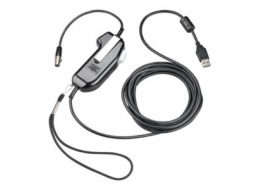 Poly SHS 2371-11 - Adaptér náhlavní soupravy PTT (push-to-talk) - USB, stereo, nesériový - kompatibilní s TAA
