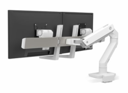 Ergotron HX - Montážní sada (rukojeť, kloubové rameno, 2 čepy, oblouk se závěsem, rozšíření, vrchní montáž pomocí nízkoprofilové svorky C 18-25 mm) - Technologie konstantní síly - pro 2 LCD displeje -