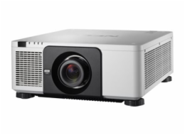 NEC PX1004UL - Projektor DLP - laser/fosfor - 3D - 10000 ANSI lumens - WUXGA (1920 x 1200) - 16:10 - 1080p - zvětšovací objektivy - LAN - bílá - s NP18ZL lens