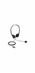 Delock - Náhlavní souprava - náhlavní - kabelové - USB-A - černá