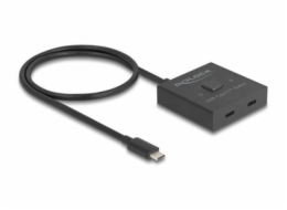 Delock Switch USB 10 Gbps USB Type-C™, 2 na 1, obousměrný, 8K