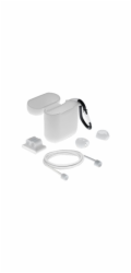Delock - Sada příslušenství pro opravdová bezdrátová sluchátka - bílá - pro Apple AirPods (1. generace, 2. generace)