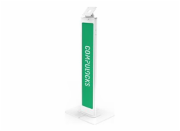 Compulocks Brandable VESA Floor Stand for Screens Up to 32 Inches - Stojan - pro Displej LCD - značkovatelné, s velkou základní deskou - bílá - velikost obrazovky: až do 32" - podlahové provedení