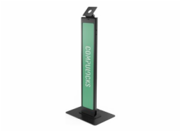 Compulocks Brandable VESA Floor Stand for Screens Up to 32 Inches - Stojan - pro Displej LCD - značkovatelné, s velkou základní deskou - černá - velikost obrazovky: až do 32" - podlahové provedení