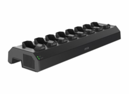 Axis W701 Mk II - Dobíjecí a synchronizační stanice - 120 Watt - 8 výstupní konektory (konektor kamery na tělo) - černá NCS S 9000-N - Evropa - pro AXIS W101, W101 Body Worn Camera, W102, W102 Body Wo