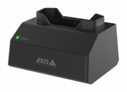 Axis W700 Mk II - Dobíjecí a synchronizační stanice - 1 zásuvka + AC napájecí adaptér - 15 Watt (konektor kamery na tělo) - černá NCS S 9000-N - Evropa - pro AXIS W101, W101 Body Worn Camera, W102, W1