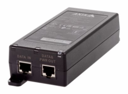AXIS Midspan - Dávkovač energie - AC 24 / DC 10-28 V - 30 Watt - výstupní konektory: 1 - černá - pro AXIS A1610-B, C1410, D3110, P1385-E, P1455-LE, P1455-LE-3, Q1952-E, W400; Q60 Series
