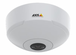 AXIS M3068-P - Síťová bezpečnostní kamera - kupole - barevný (Den a noc) - 12 Mpix - 2880 x 2880 - objektiv fixed iris - pevné ohnisko - audio - LAN 10/100 - MJPEG, H.264, H.265, MPEG-4 AVC - PoE