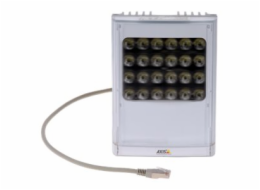 AXIS T90D35 PoE W-LED Illuminator - Infračervený iluminátor - montáž na strop, montáž na sloupek, montáž na stěnu - interiér, venkovní použití - bílá, stříbrná - pro AXIS M5075-G, P1385-E, P1455-LE, P