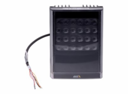 AXIS T90D30 - Infračervený iluminátor - montáž na strop, montáž na sloupek, montáž na stěnu - 12 - 24 V - interiér, venkovní použití - 46 Watt - černá - pro AXIS D3110, P1385-E, P1455-LE, P1455-LE-3, 