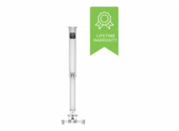 Vision Techmount TM-TELE - Montážní sada (stropní montáž, telescoping rod) - pro projektor - satin white - stropní montáž