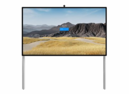Steelcase Roam Collection - Držák - pro interaktivní tabule - artic white, Microsoft gray - velikost obrazovky: 85" - montáž na stěnu, na podlahu - pro Microsoft Surface Hub 2S 85", Hub 3 for Business