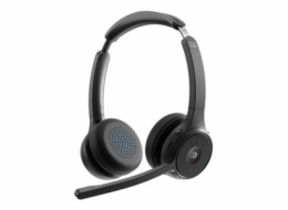 Cisco Headset 722 - Náhlavní souprava - náhlavní - Bluetooth - bezdrátový - uhlíková čerň - Cisco Webex Certified