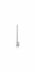 Neomounts FPMA-D935POLE40 - Upevňovací komponent (žerď) - stříbrná - na stůl