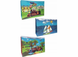 JU-PITER Chlapecká dárková taška JP9185H SD20 60x40x20 cm široké dno