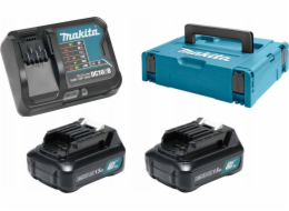 MAKITA NAPÁJECÍ SADA 12V 2x1,5Ah (BL1016x2+DC10SB) MAKPAC
