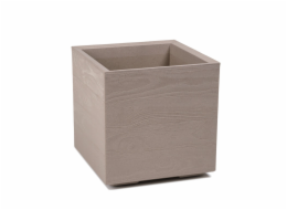 Hrnec Lamela 891-85, plast, O 40 cm, pískově hnědý