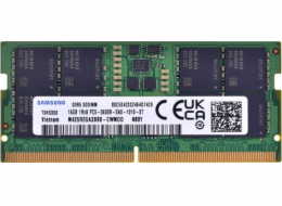 Paměť serveru Samsung  Enterprise SO-DIMM 16GB DDR5 1Rx8 5600 MHz PC5-44800 M425R2GA3BB0-CWM