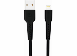 Swissten datový kabel usb / lightning 1,0 m černý