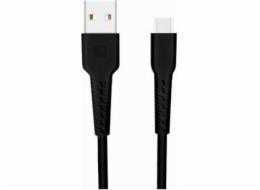 Swissten datový kabel usb / usb-c 1,0 m černý