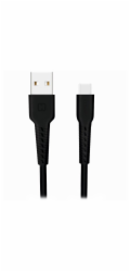 Swissten datový kabel usb / usb-c 1,0 m černý